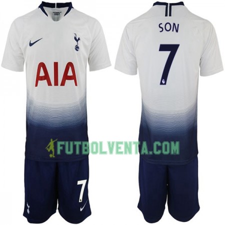 Camiseta de fútbol Tottenham Hotspur Son 7 Niño 1ª equipación 2018/2019
